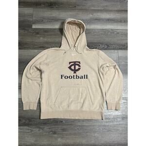 Nike TC Football School Center Swoosh Hoodie Sweatshirt Casual - Men’s Large